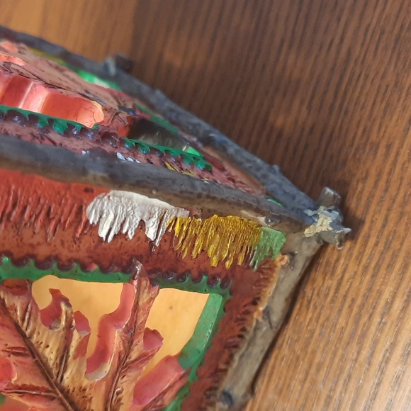 Robert Allen Candle Co Fall Leaves Votive Candle Holder - Picture 3 of 8